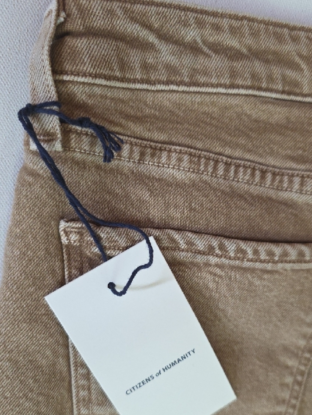 NWT $228 CITIZENS OF HUMANITY DAPHNE LOW RISE CROP DENIM JEANS IN HEIRLOOM W27 - Picture 7 of 10